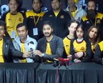 PWL 3 Day 9_ Veer Marathas Wrestlers briefing the Media after victory against Mumbai