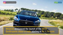Maserati Quattroporte launched at Rs 1.74 crore