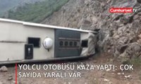 Antalya’da yolcu otobüsü kaza yaptı: 2’si ağır 15 yaralı