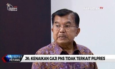 JK: Kenaikan Gaji PNS Tidak Terkait Pilpres