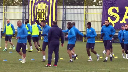 MKE Ankaragücü'nde Evkur Yeni Malatyaspor maçı hazırlıkları - ANKARA