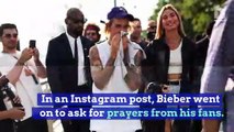 Justin Bieber Reveals He Is 'Struggling' in Social Media Post