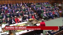REPLAY - Theresa May s'exprime devant le Parlement britannique avant le vote sur le Brexit