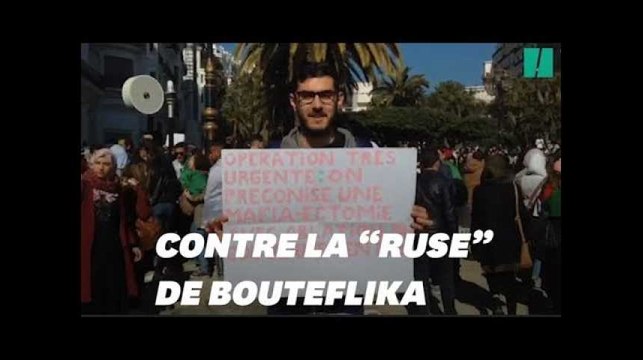 Des milliers d'étudiants algériens ont manifesté contre la ruse de Bouteflika