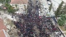 Report TV - PAMJET me dron nga protesta e opozitës para Parlamentit