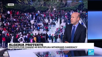 Bouteflika withdraws: "There's a dawning sense this doesn't mean the removal of the regime'