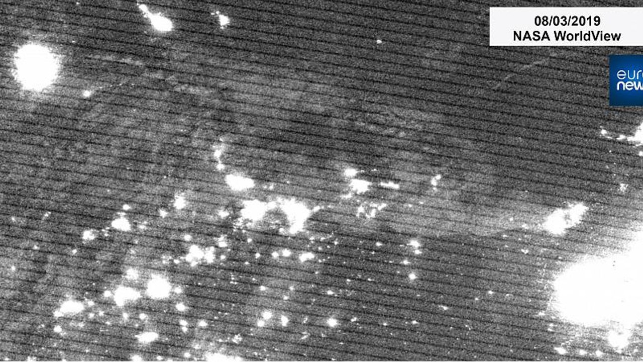 Stromausfall in Venezuela: Satellitenbilder zeigen Dunkelheit