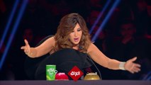 تحدي يجمع نجوى كرم مع أحد المتسابقين ضمن منافسات برنامج Arabs Got Talent