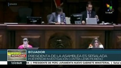 Ecuador: diputado denuncia a pdta. de la AN por tráfico de influencias