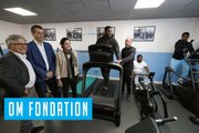 OM Fondation et l'E2C Marseille  inaugurent une salle de remise en forme