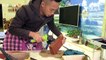 This man in China crafts DIY flutes from bricks, a plastic pipe and a bicycle pump