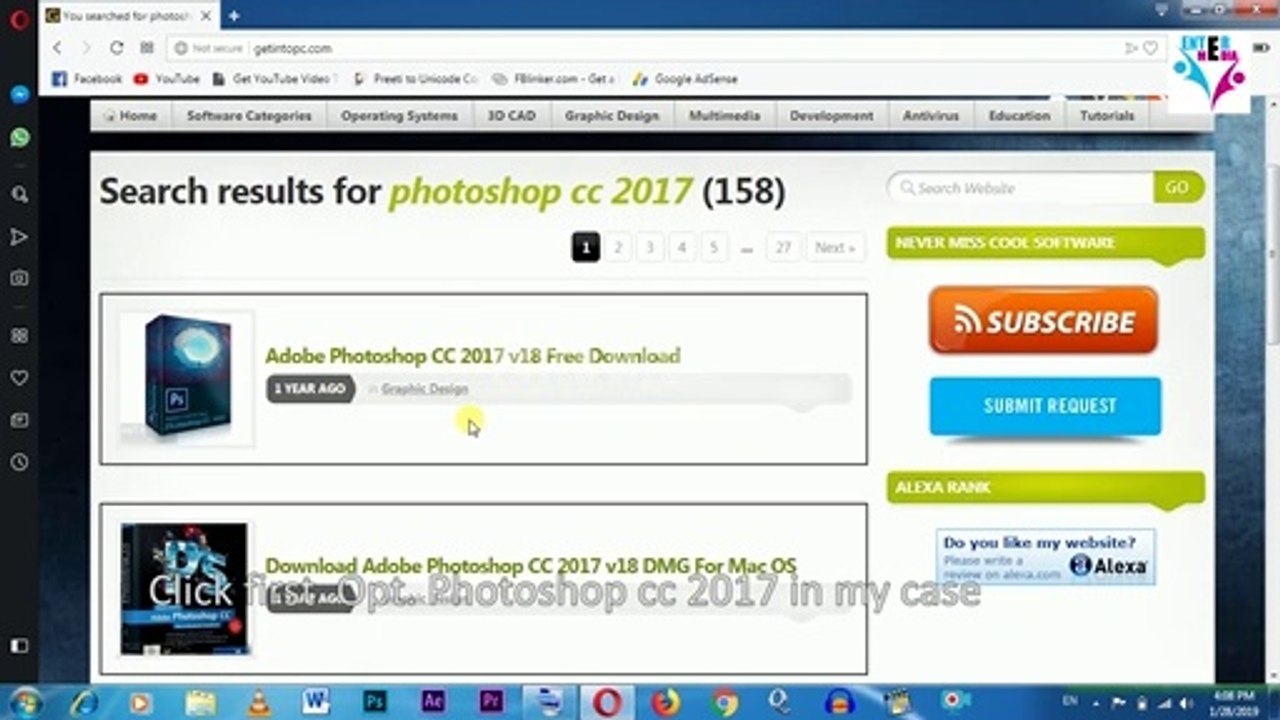 How to download Adove Photoshop CC 2017 - 2018 Full 100% work