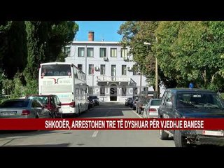 SHKODËR,ARRESTOHEN TRE TË DYSHUAR PËR VJEDHJE BANESE