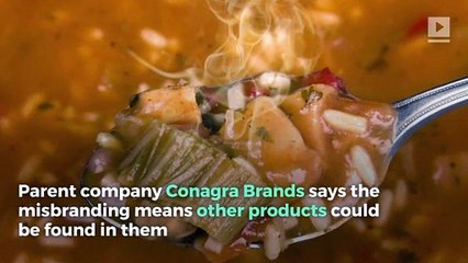 Mislabeling Leads to Massive Chef Boyardee Recall