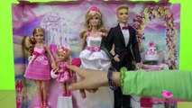 Barbie et Ken Mariage Set de Jouets de Poupées unboxing de la présentation de l'examen