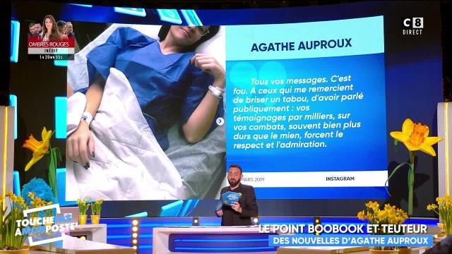 Cyril Hanouna donne des nouvelles d'Agathe Auproux - Touche pas à mon poste mardi 12 mars