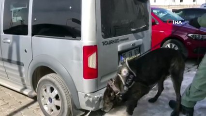 Van'da park halindeki kamyonetten 51 kilo eroin çıktı