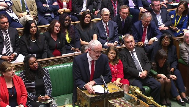 Corbyn demands general election after PM Brexit vote defeat