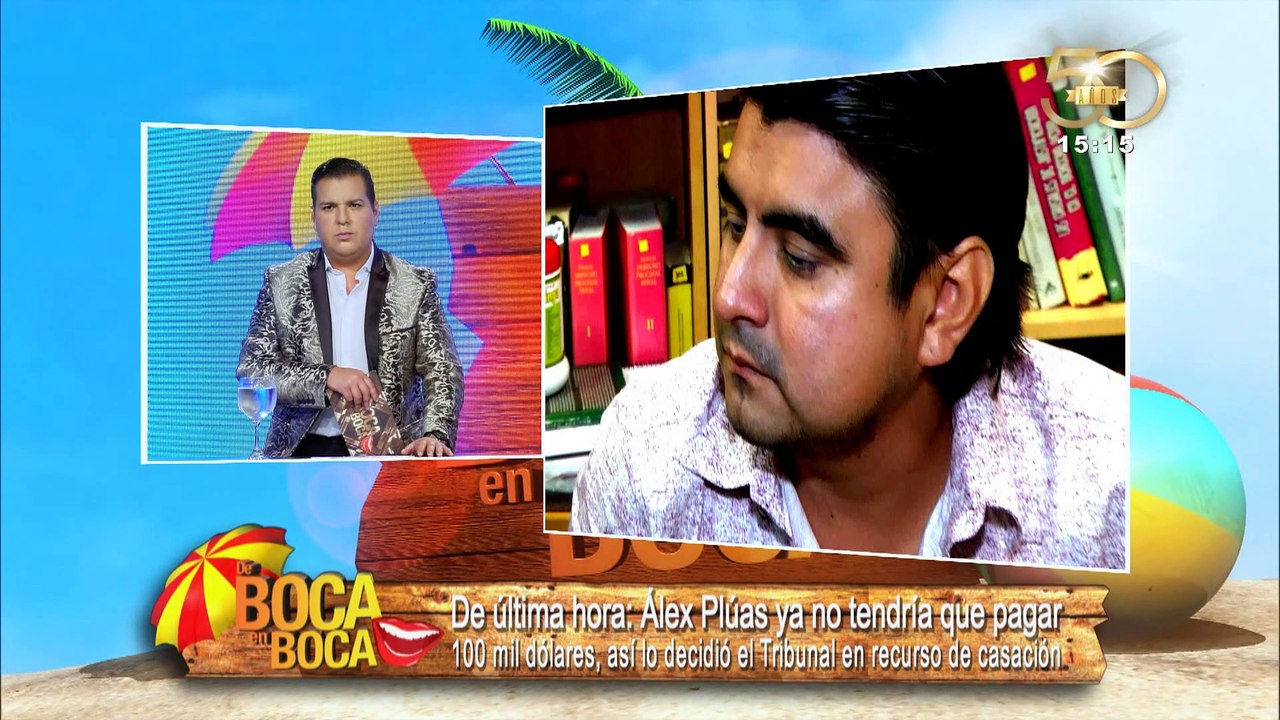 Álex Plúas ya no tendría que pagar 100 mil dólares