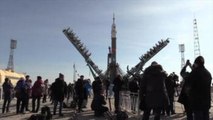 Soyuz spacecraft installed on Kazakh launch pad for mission to ISS