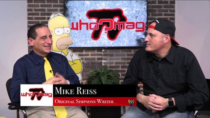 WHO?MAG TV - Mike Reiss on Pulling the Michael Jackson ep of The Simpsons - "He may have used our show as some sort of seduction"