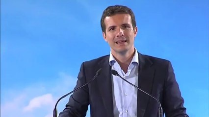 Pablo Casado contra Vox en Logroño