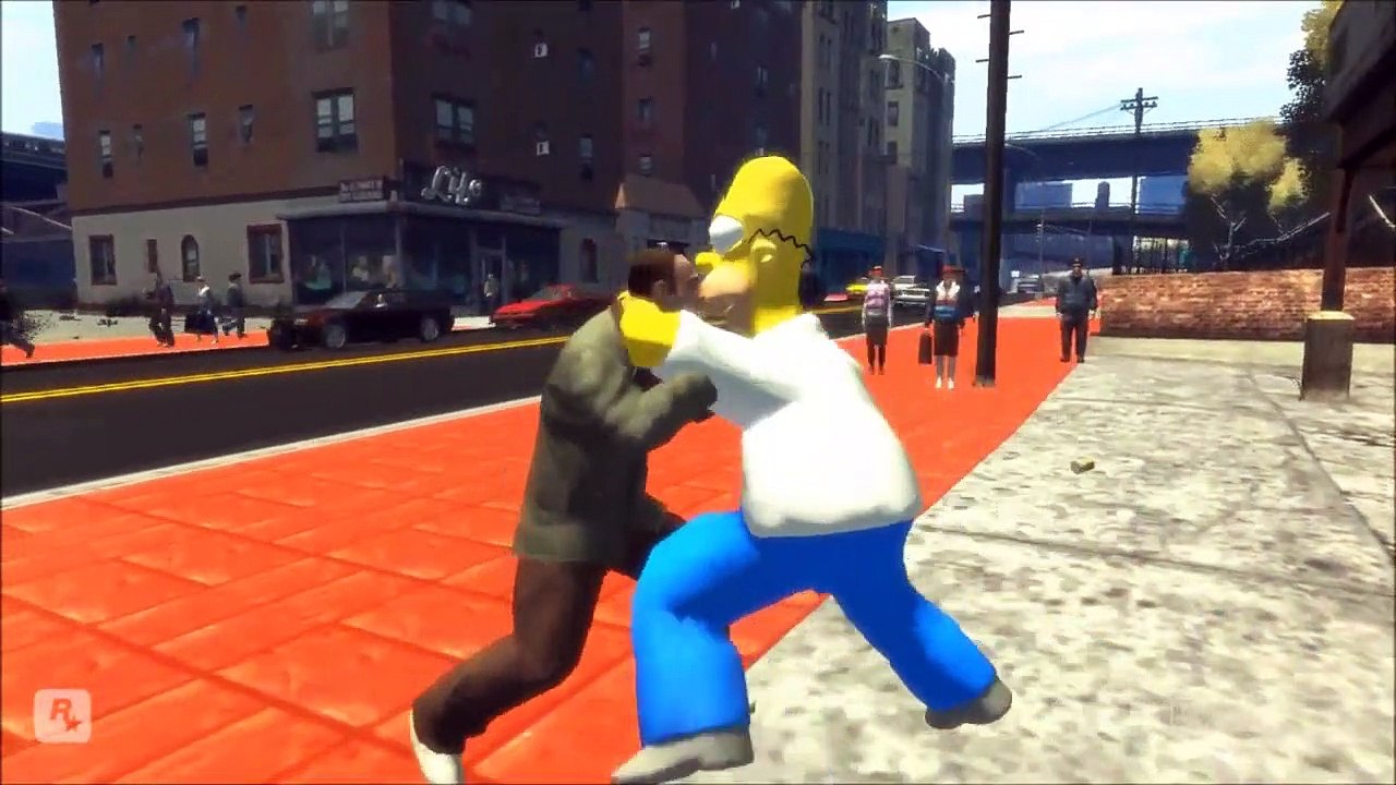 GRAND THEFT AUTO IV: HOMER SIMPSON