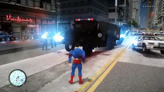 GTA IV SUPERMAN WITH SUPER POWER