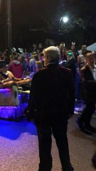 Men Rolling in Recliners During Mardi Gras