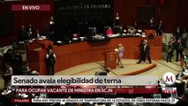 Senado avala elegibilidad de terna de AMLO para Corte