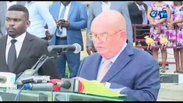 RTG - Installation du maire de la commune d’ Akanda Gregory Laccruche Allianga