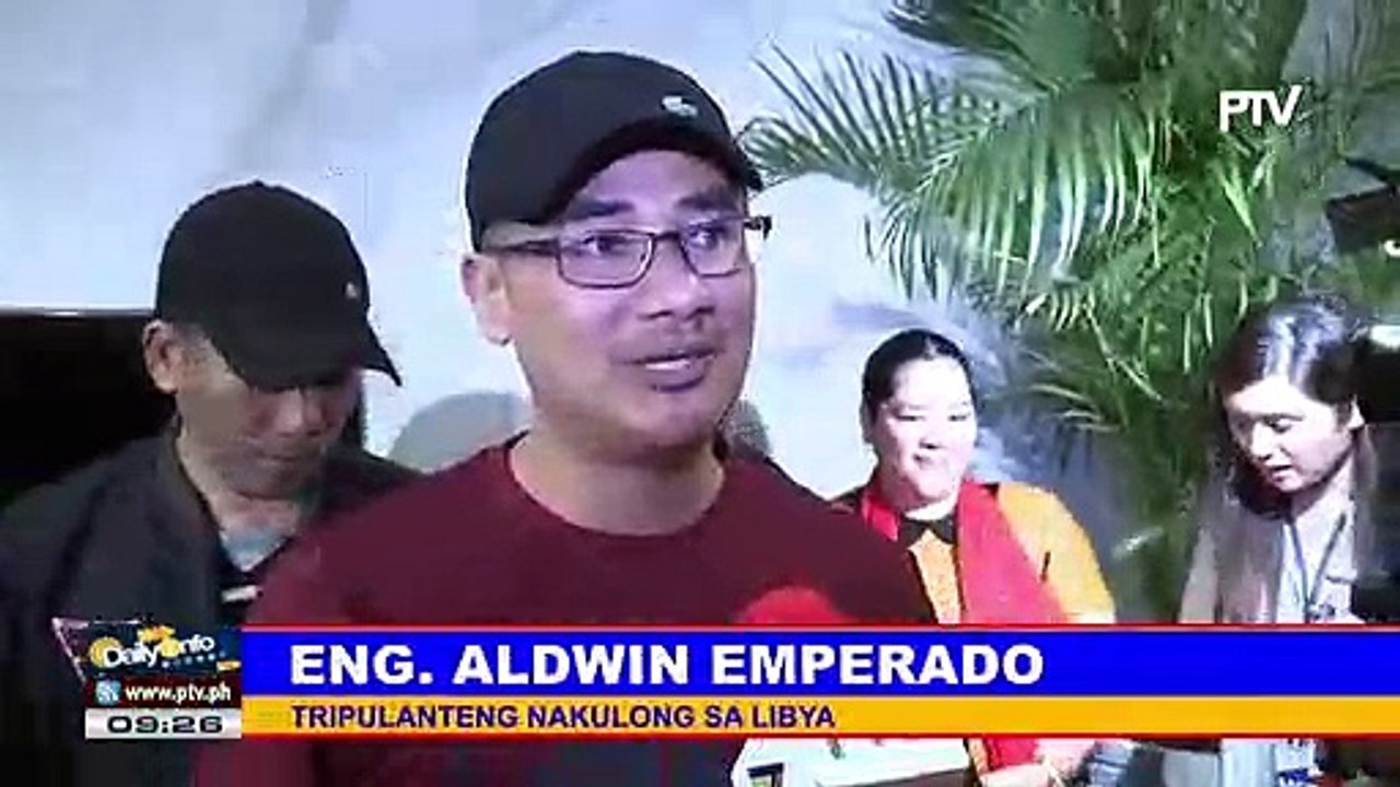 7 pinoy seafarers na pinalaya sa Libya, dumating na sa bansa