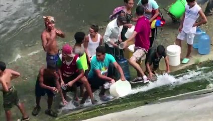 Venezolanos desesperan por agua tras estragos del apagón