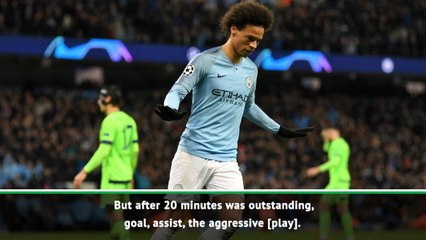 下载视频: Guardiola demands more from Sane after slow start against Schalke