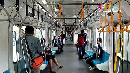 Uji Coba Publik MRT Jakarta, Jadi Tempat Selfie : Nge-Vlog