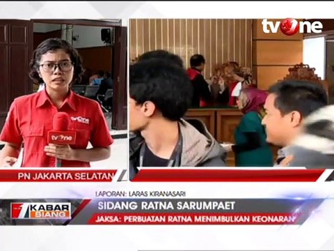 Jaksa Tolak Eksepsi Terdakwa Ratna Sarumpaet