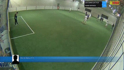 But de Manu (1-7) - LES GARS LACTICS Vs TEAM ORTHOS  - 12/03/19 19:00 - LIGUE 2 - Poitiers Game Parc