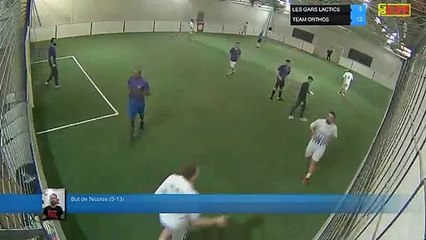 But de Nicolas  (5-13) - LES GARS LACTICS Vs TEAM ORTHOS  - 12/03/19 19:00 - LIGUE 2
