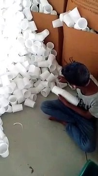 Glass packinging by hand! This is a tough job and someone let the boy catch up as it is piling high right now!!!!!