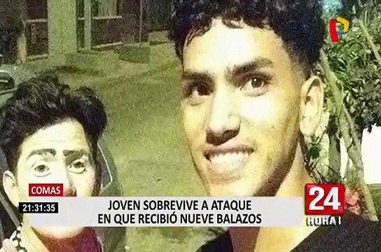 Comas: joven sobrevive a ataque en que recibió nueve balazos
