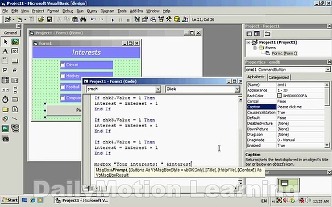 Check Box, Option Button, Frame - [Medium quality and size]