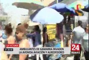 Ambulantes de Gamarra se trasladaron a la avenida Aviación