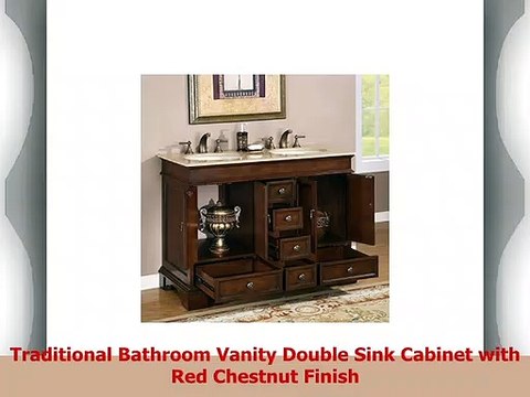 Silkroad Exclusive HYP0715TUIC48 Compact Travertine Stone Top Double Small Sink