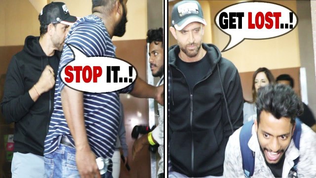 Hrithik Roshan GETS ANGRY & SHOUTS On Media Photographer As he Tries To Click Sussanne At PVR Juhu