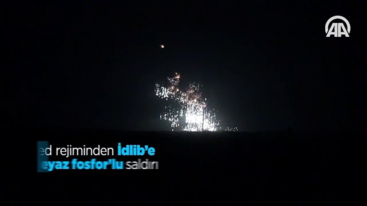 Esed rejiminden İdlib'e "beyaz fosfor"lu saldırı