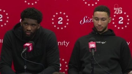 Joel Embiid & Ben Simmons | Postgame vs Cavaliers (3.12.19)