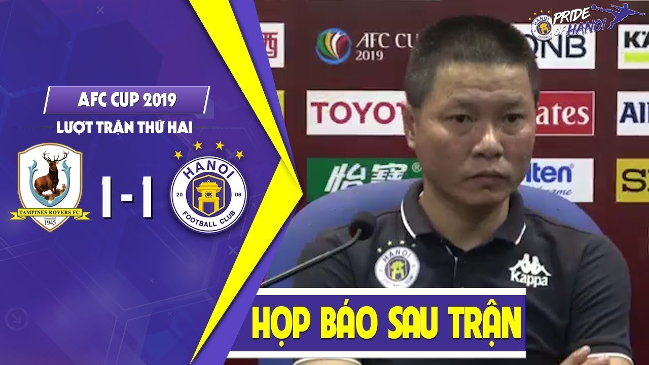 HLV Chu Đình Nghiêm bày tỏ sự tiếc nuối khi không thể lấy 3 điểm trên đất Singapore | HANOI FC