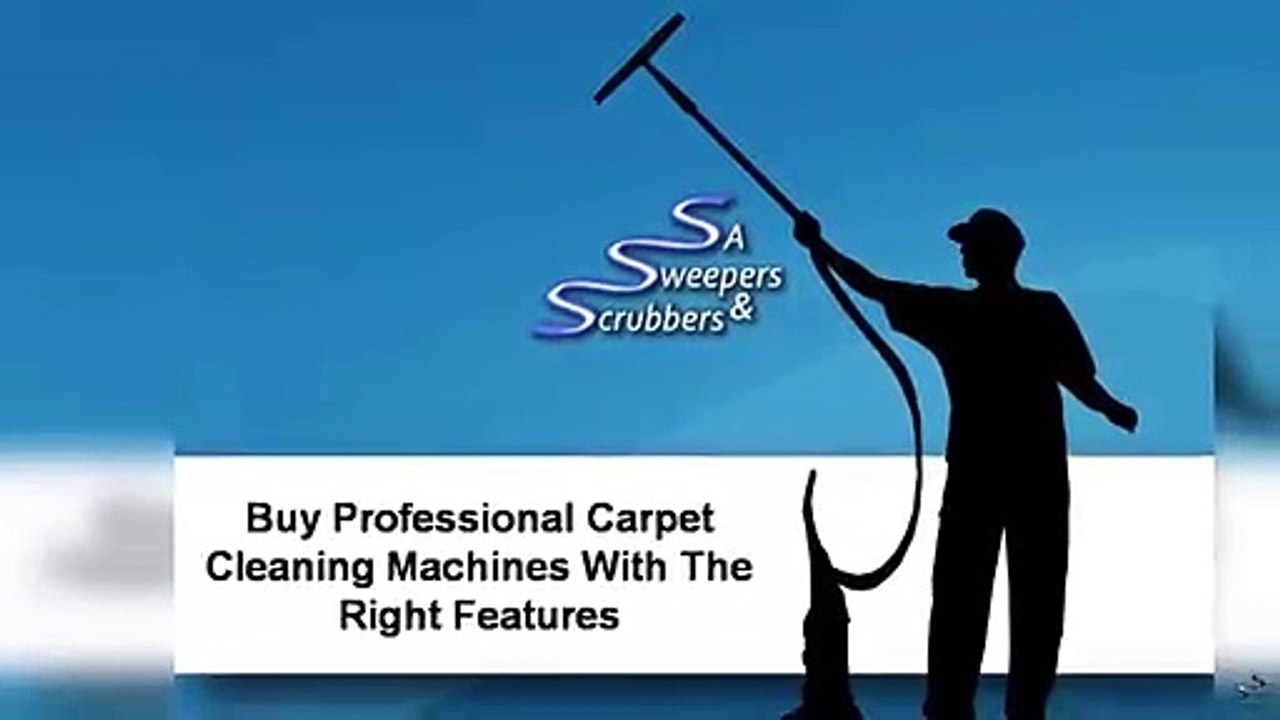 Buy Professional Carpet Cleaning Machines With The Right Features