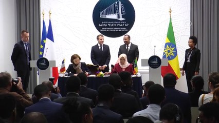 Macron'dan Etiyopya'da askeri iş birliği vurgusu - ADDİS ABABA