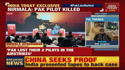 Nirmala Sitharaman says India knows identity of Pakistan's F-16 pilot who died.mp4